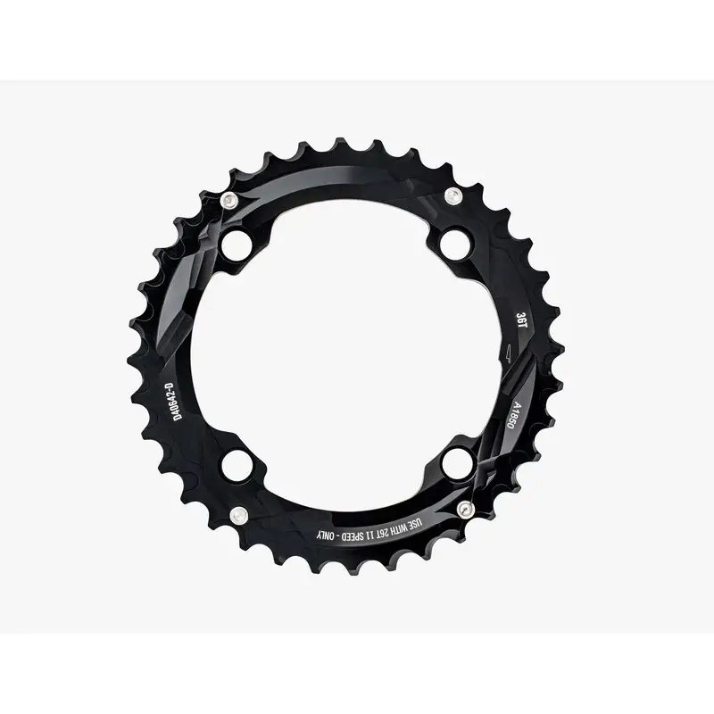 Coroas de turbina 2x11v 104/64 bcd 26/36d preto #1