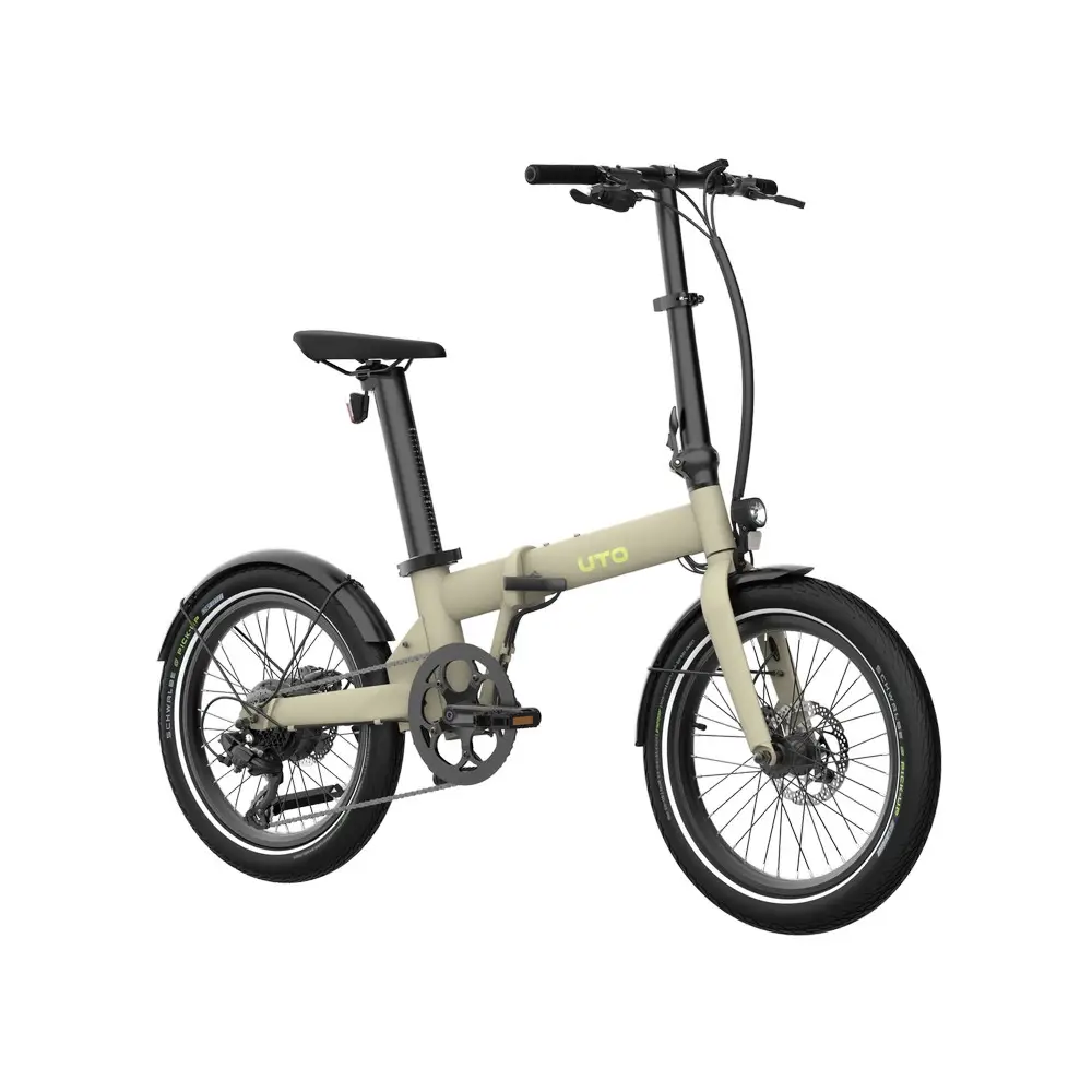 Vélo Électrique Pliable OG20 20'' 7v 378Wh Moteur Arrière Beige Taille Unique #2