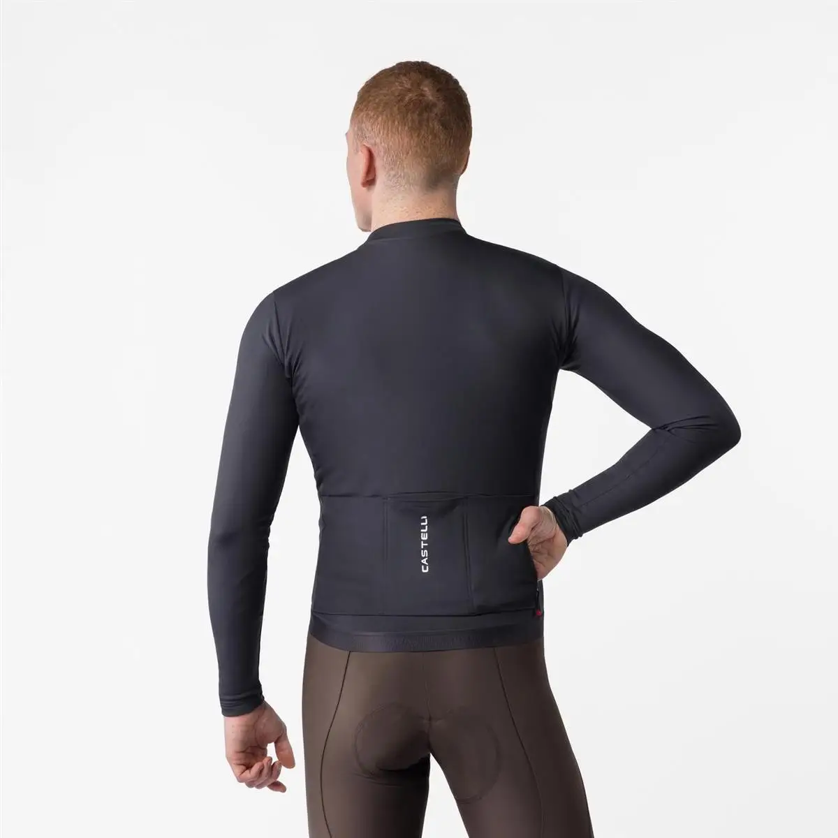 Maglia Strada Maniche Lunghe Espresso Thermal 2 Black/White Taglia XS #1