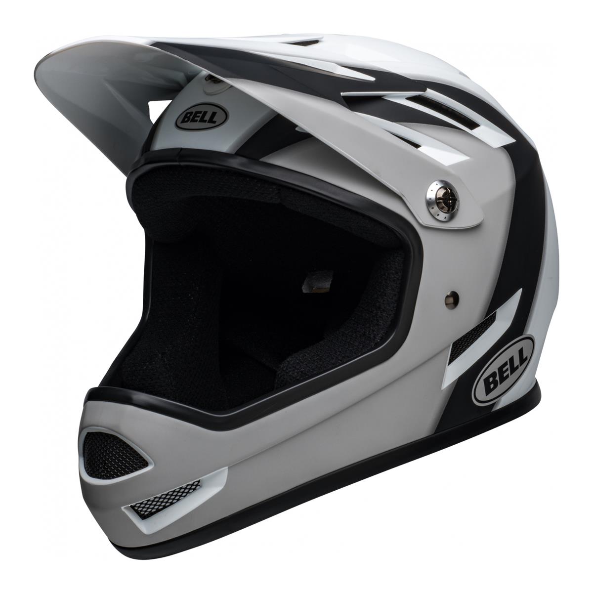 Sanction Full Face Helmet Black/White Size L (58-60cm)
