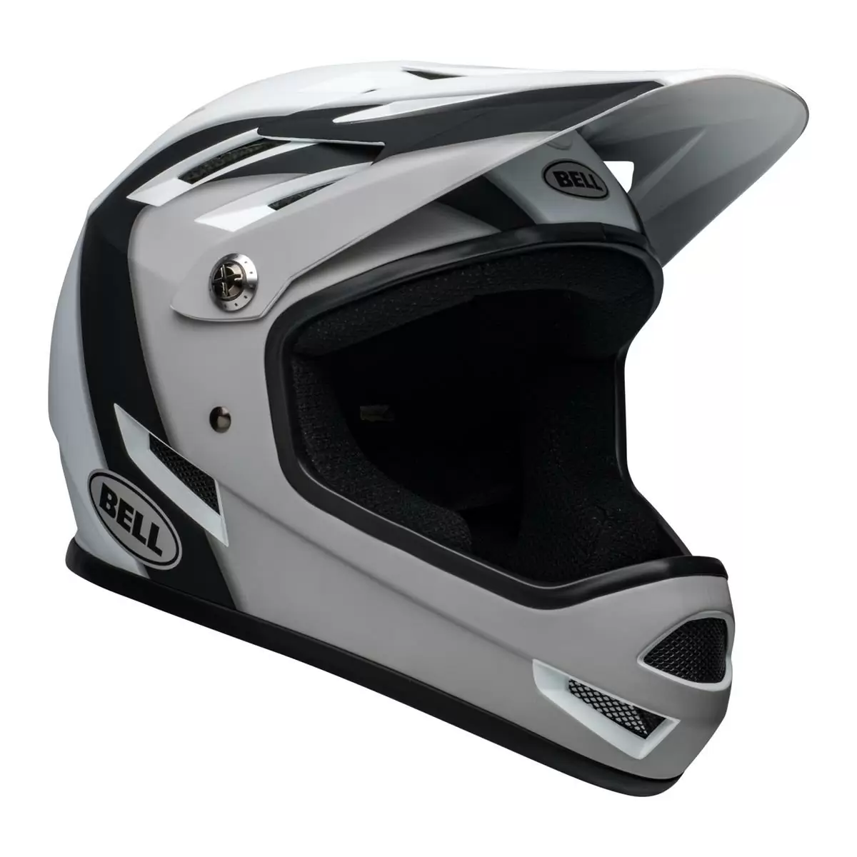 Sanction Full Face Helmet Black/White Size L (58-60cm) #1