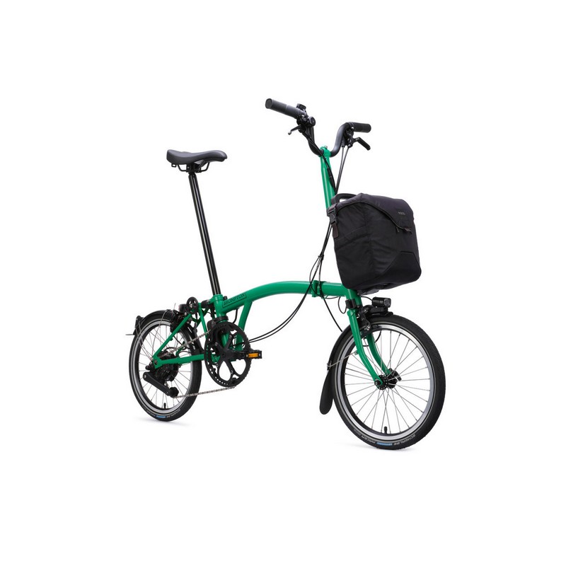 Faltbares Elektrofahrrad Electric C Line 16'' 4V 345Wh e-Motiq Größe M  Palmgrün