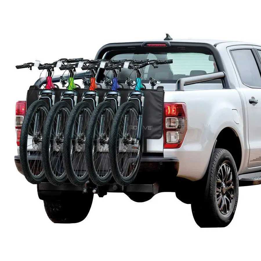 Protection For Pickup Truck Bike Transport Tailgate Pad For 5 Bikes Black #1