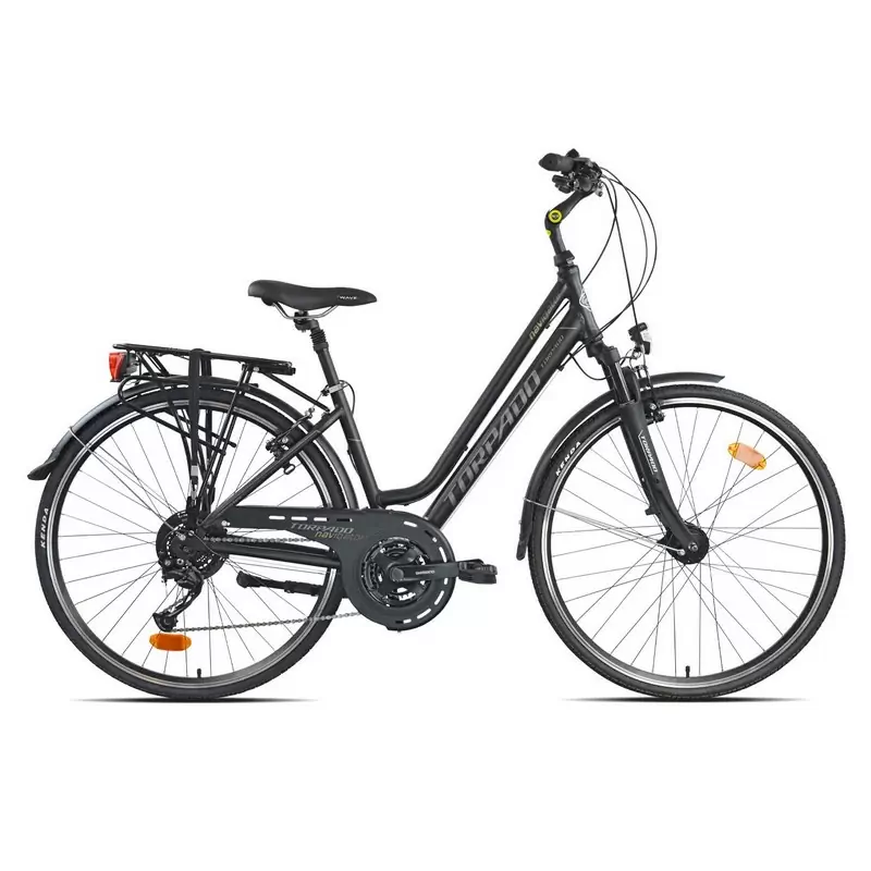 City Bike Navigator Lux T411 Woman 28'' 24s Black Size S - image