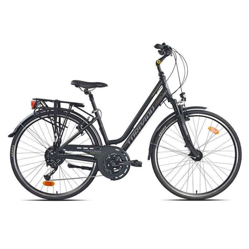 City Bike Navigator Lux T411 Woman 28'' 24s Black Size L