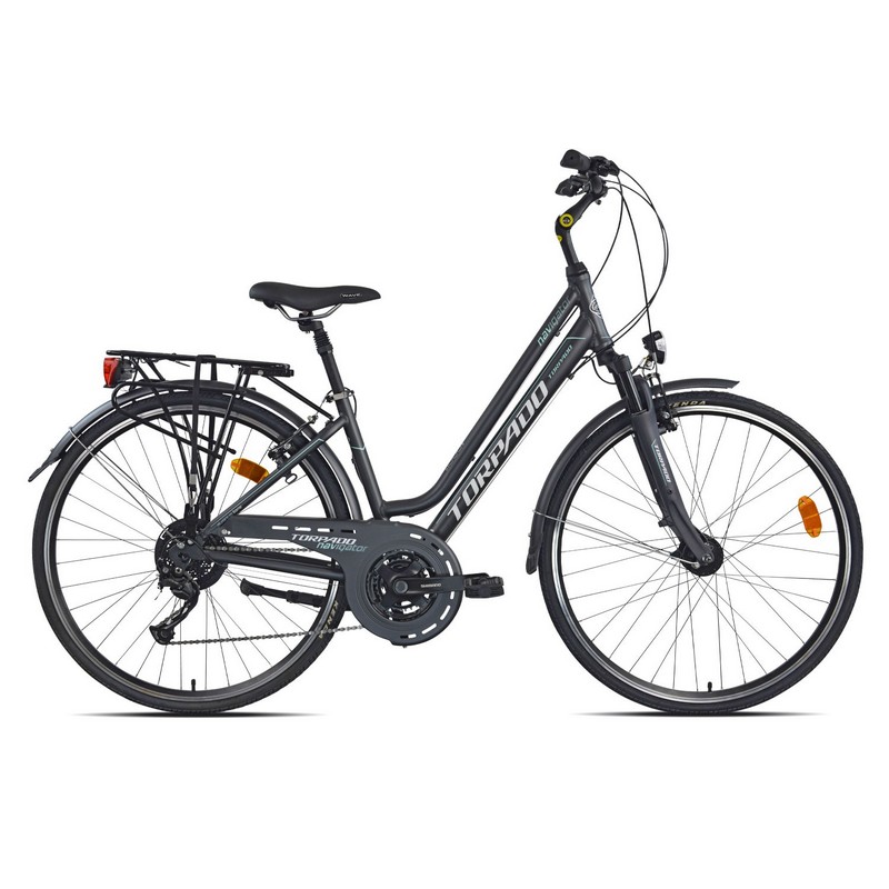 City Bike Navigator Lux T411 Woman 28'' 24s Grey Size S