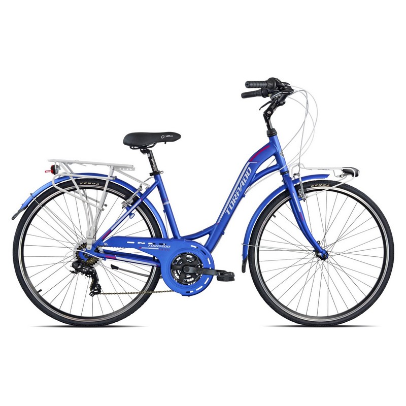 City Bike Partner Lady T436 Woman 28'' 21s Blue Size S