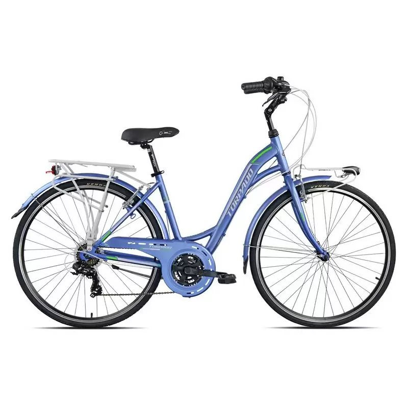 Bici City Partner Lady T436 Donna 28'' 21v Azzurro Taglia S - image