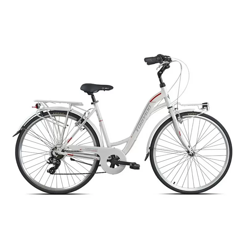 City Bike Partner T441 Woman 28'' Shimano 6s White Size S - image
