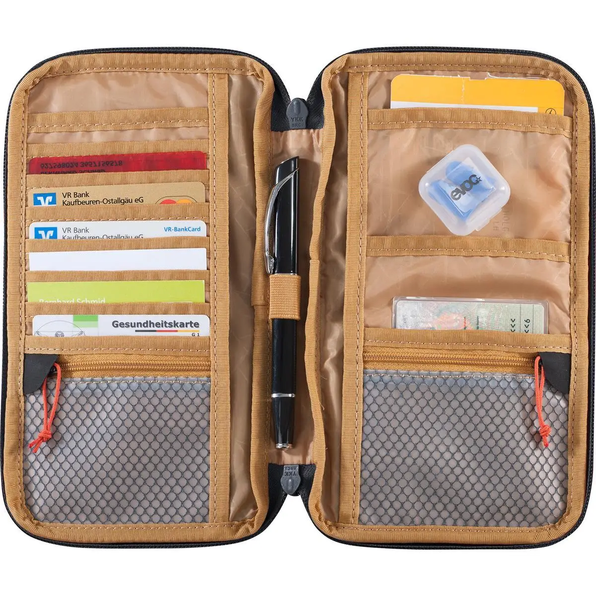 Cartera Portadocumentos de Viaje Negra #1