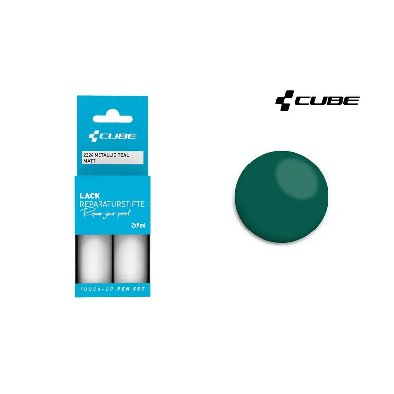 Penna Per Ritocco Vernice Metallic Teal Matt 2224 - image
