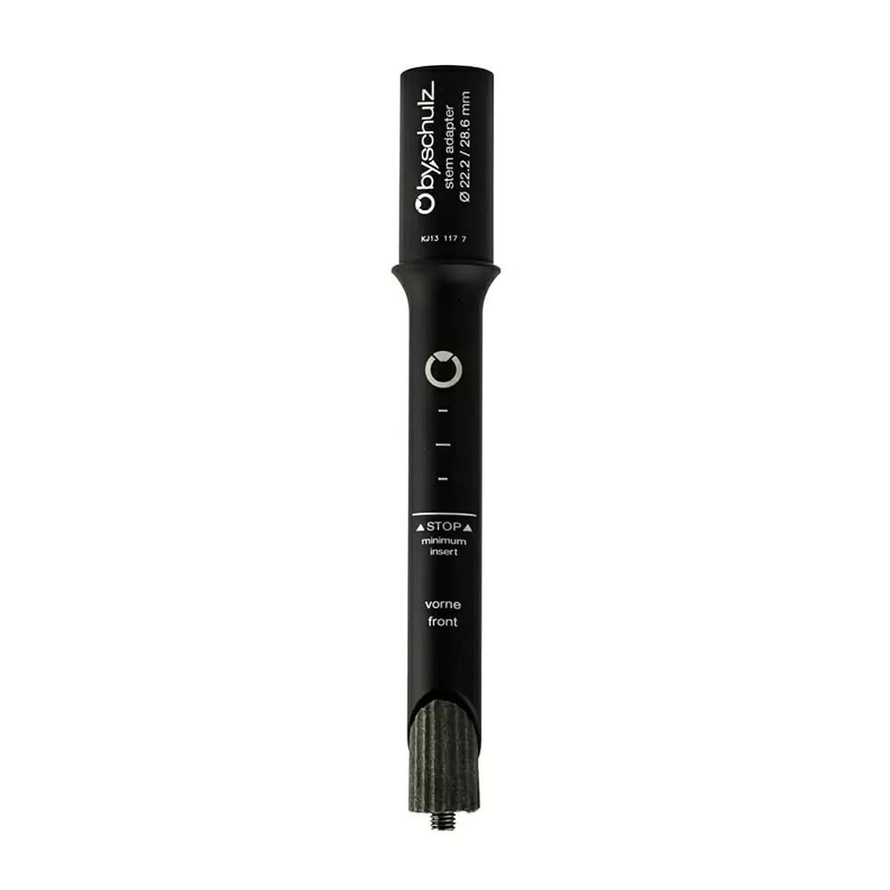 Stem adapter a-head alu thread fork 1'' - 1-1/8'' black - image