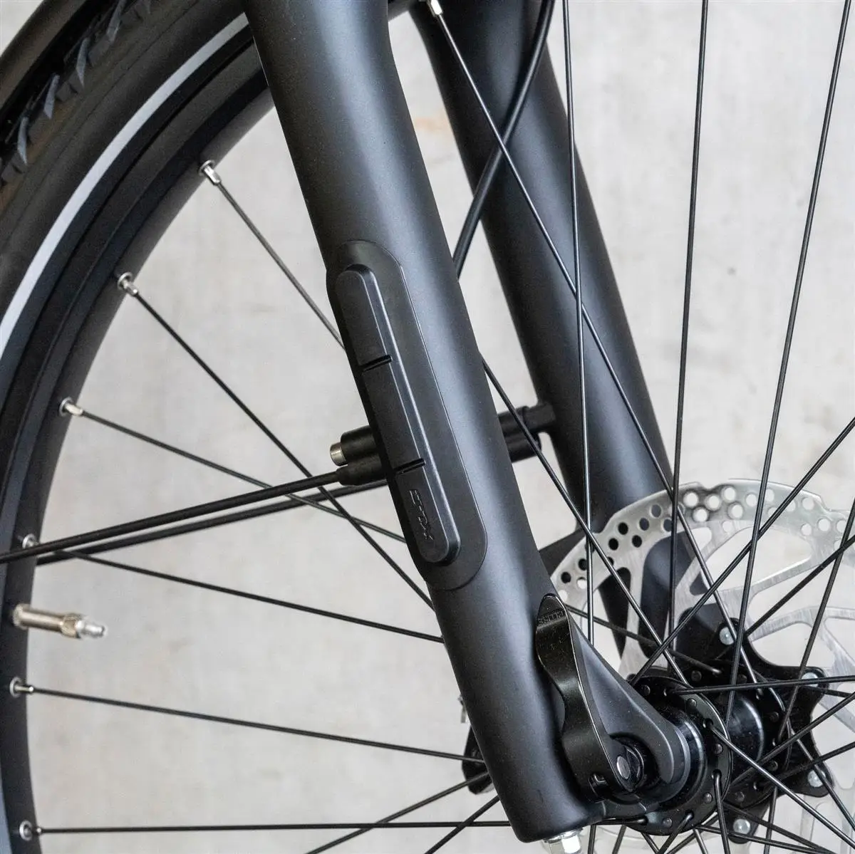 Two-Piece Kit Bumper Set CP-F01 fork / frame protection in Black rubber #1