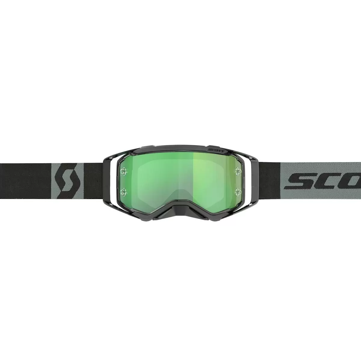 Prospect Mask Camo Grey/Black With Chrome Works Green Lens #1