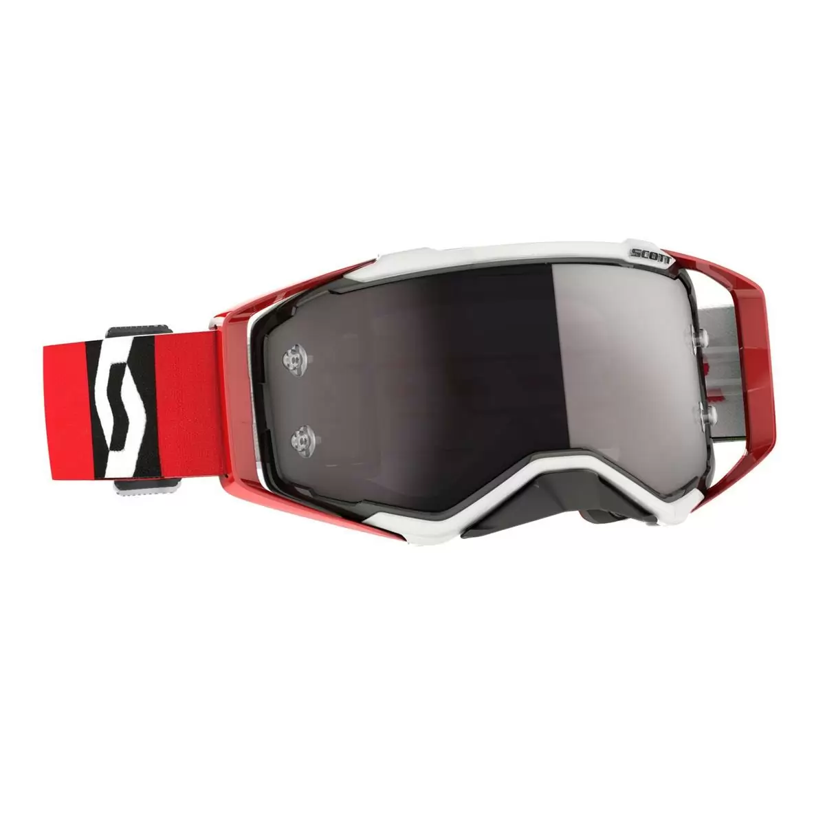 Prospect Mask Black/Red With Chrome Works Silver Lens - image