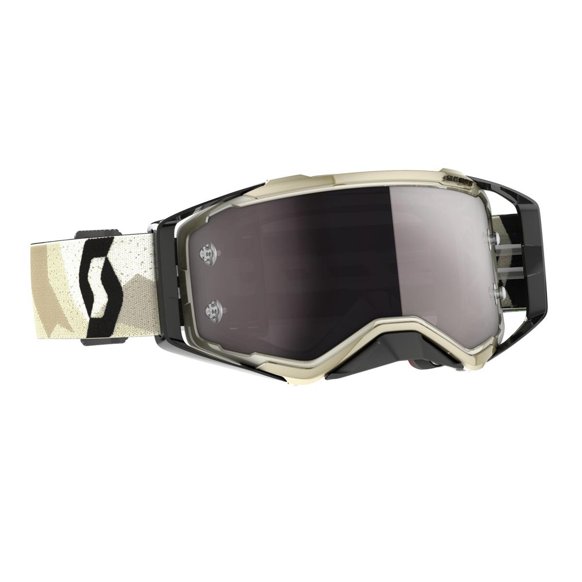 Prospect Mask Camo Beige/Black With Chrome Works Silver Lens