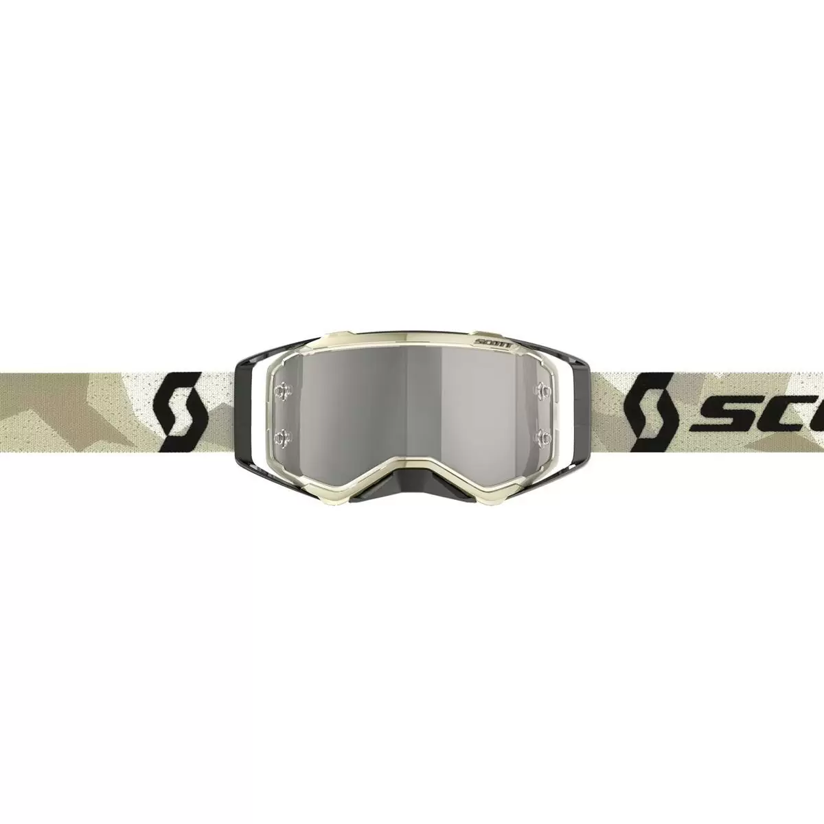 Prospect Mask Camo Beige/Black With Chrome Works Silver Lens #1