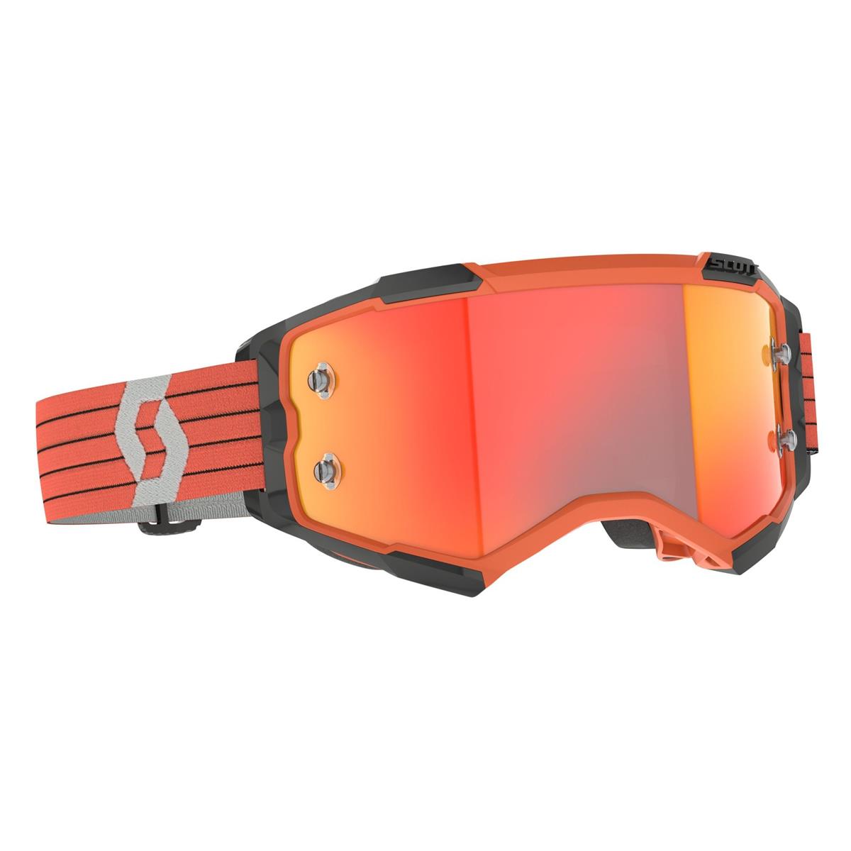 Fury goggle Orange/Grey Orange Chrome Works Lens