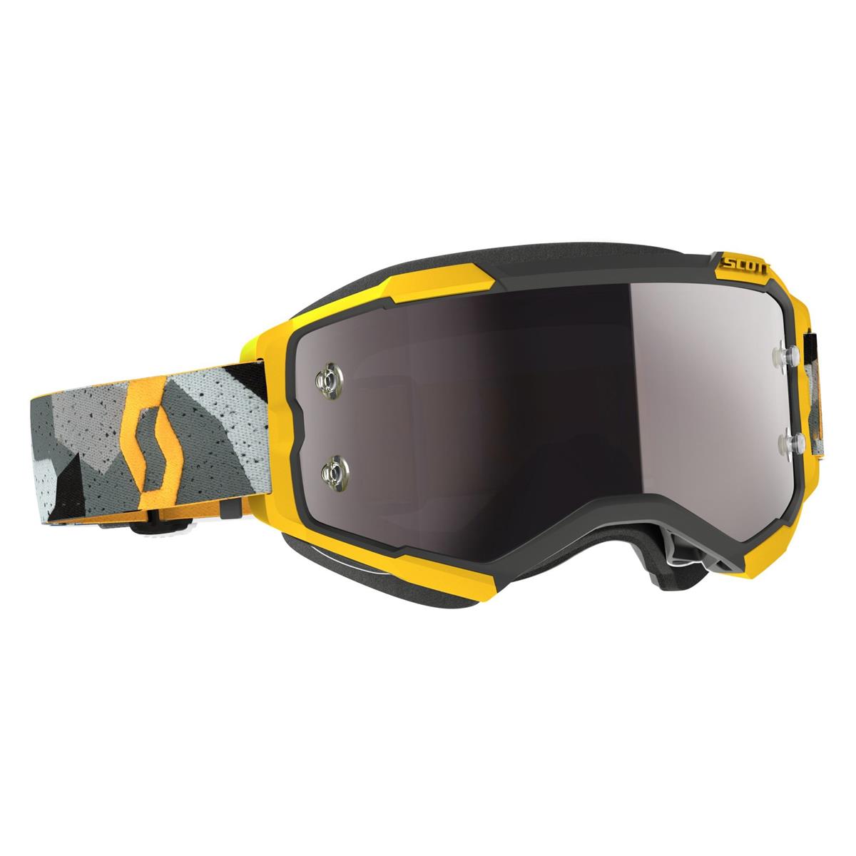 Fury goggle Yellow/Grey Silver Chrome Works Lens