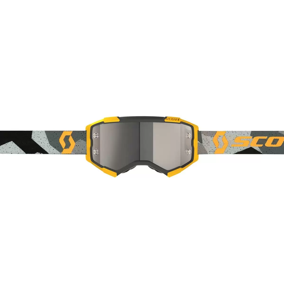 Fury Goggle Yellow/Grey Silver Chrome Works Linse #1