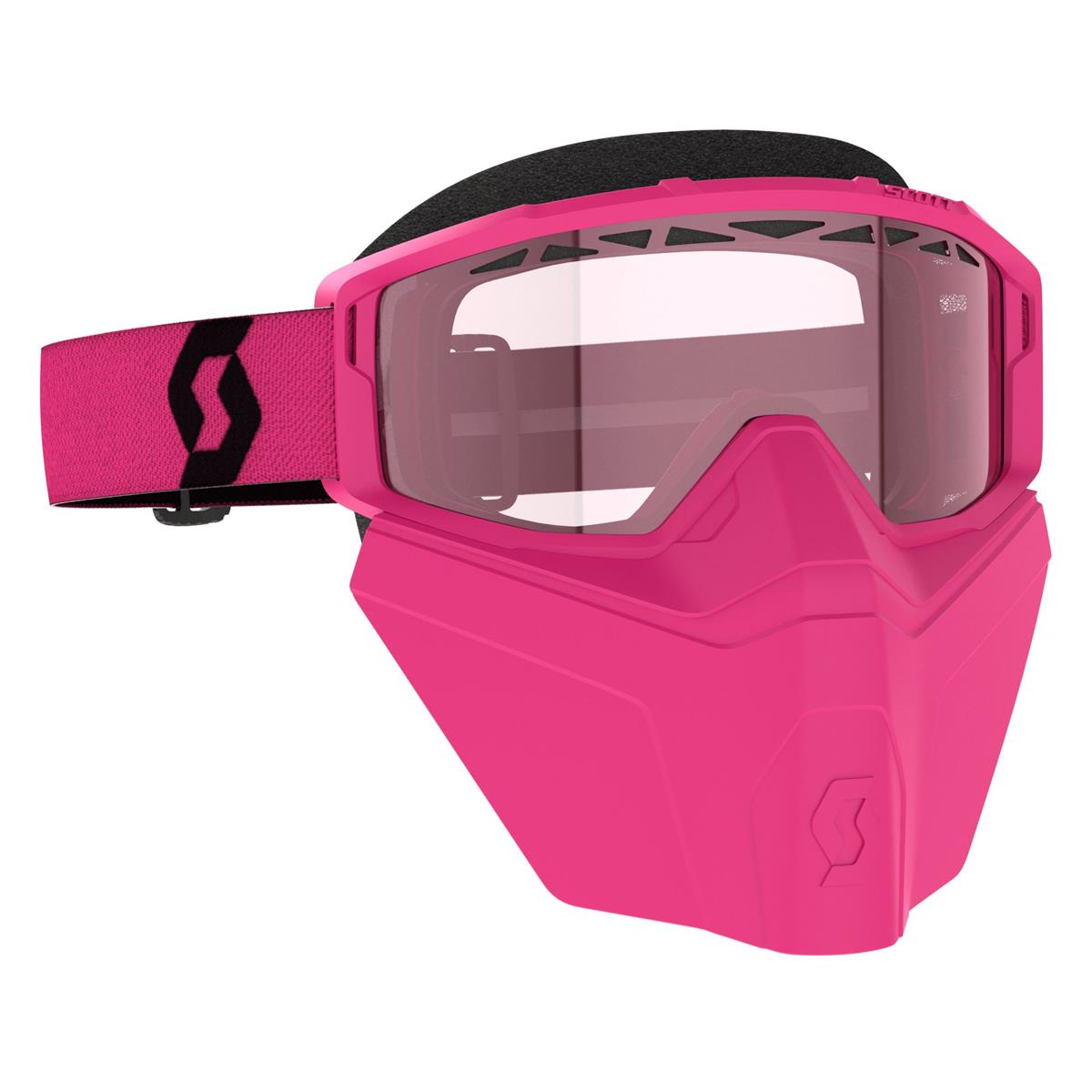Primal Safari Facemask Pink – Rosa Antifog-Linse