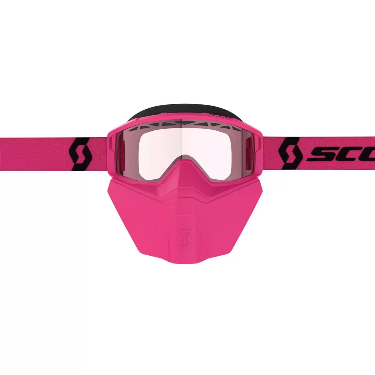 Primal Safari Facemask Pink – Rosa Antifog-Linse #1