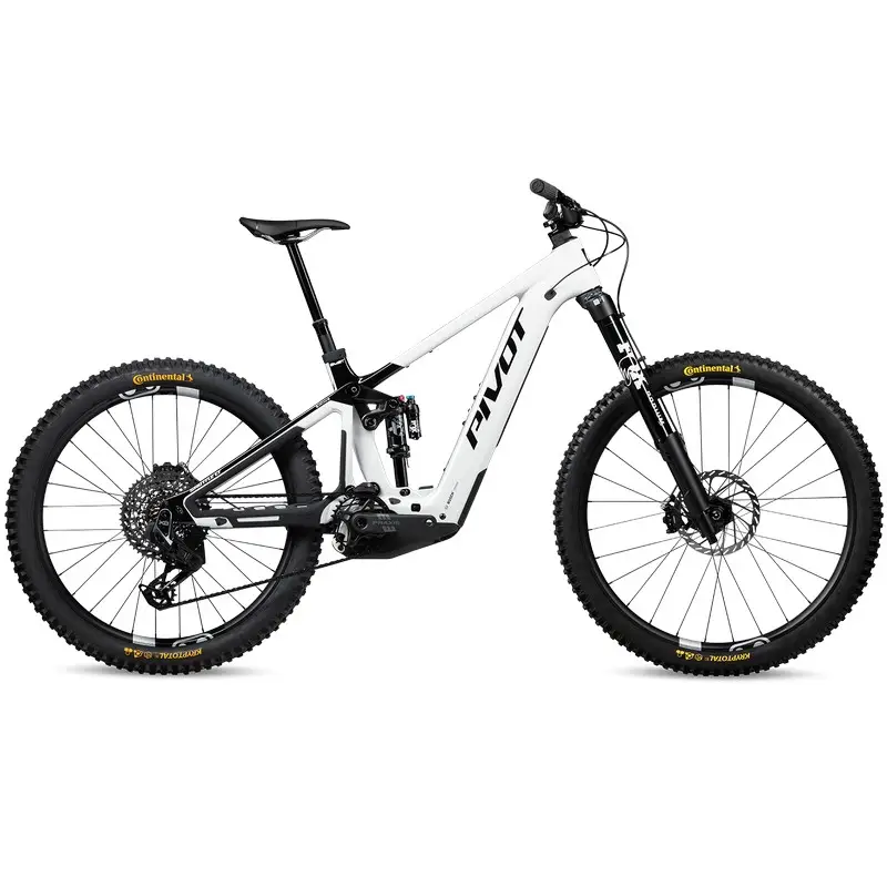 Shuttle LT Team X0 29/27,5'' 170mm 12v 800Wh Bosch CX Race Blanc Pierre Froide 2026 Taille S - image