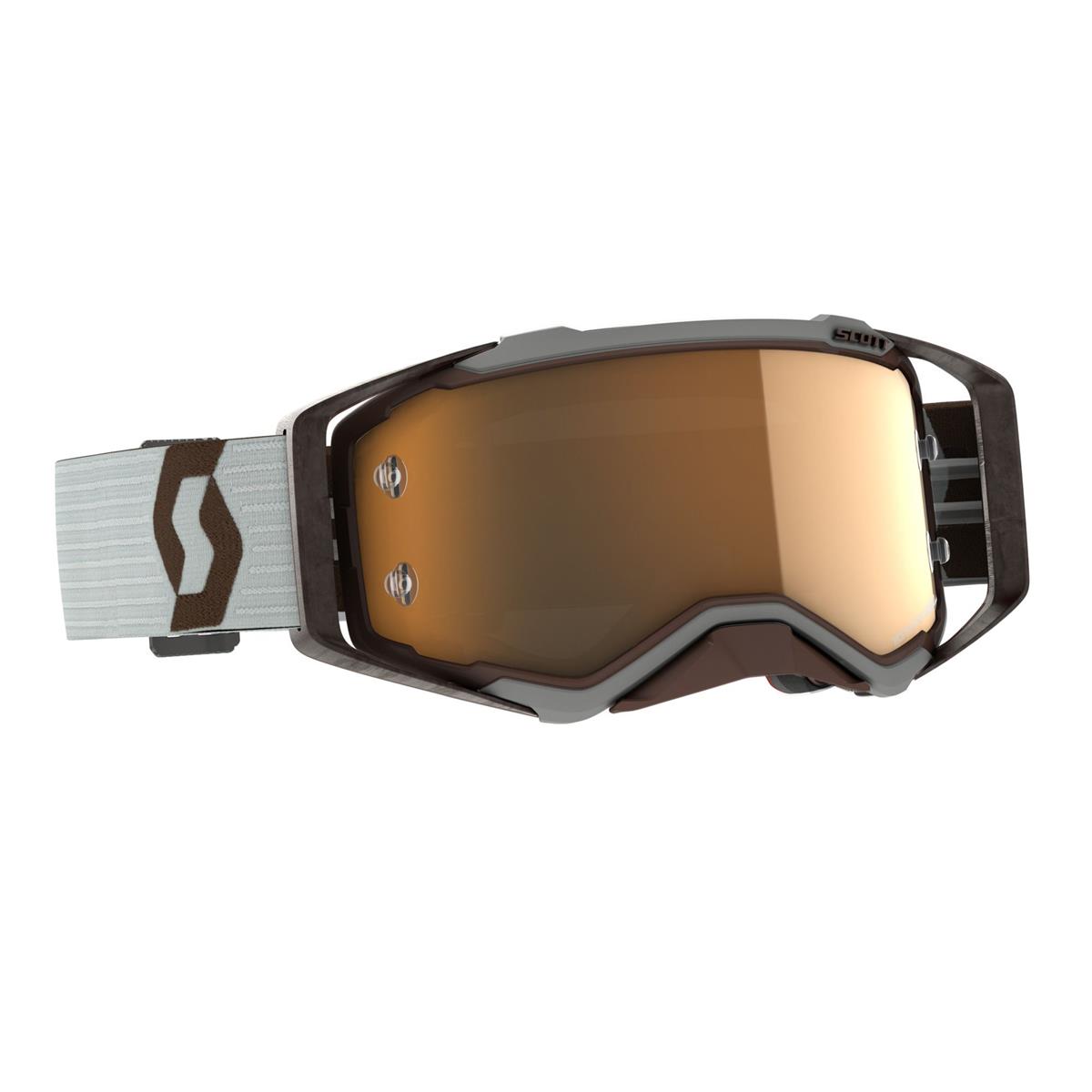 Prospect Goggle Grey/Brown Gold Chrome Works Lens