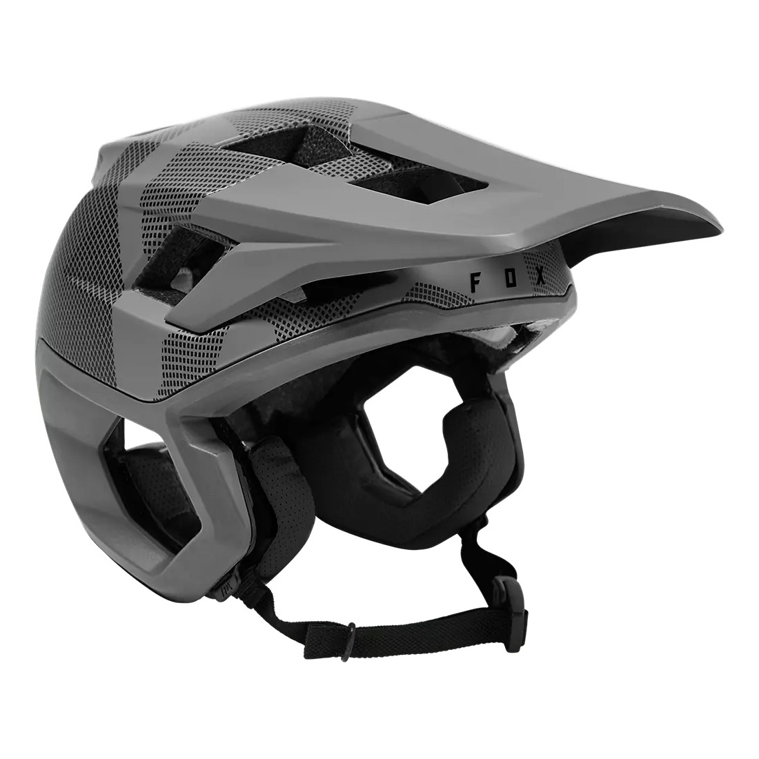 Dropframe Pro Camo Enduro-Helm, Grau, Tarnung, Größe M (54–56 cm)