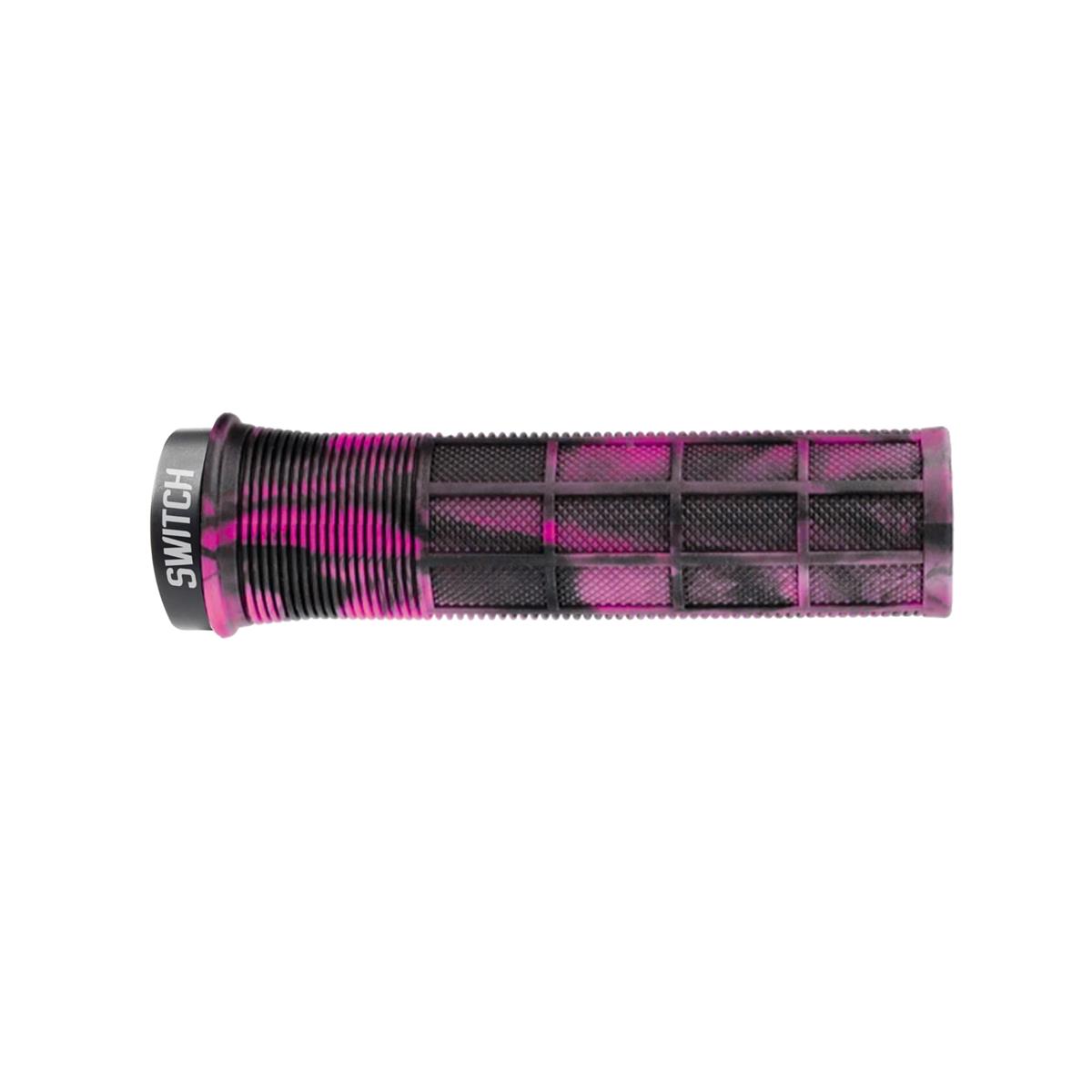 Manopole Super Grip Smoke Con Cuello Rosa/Negro