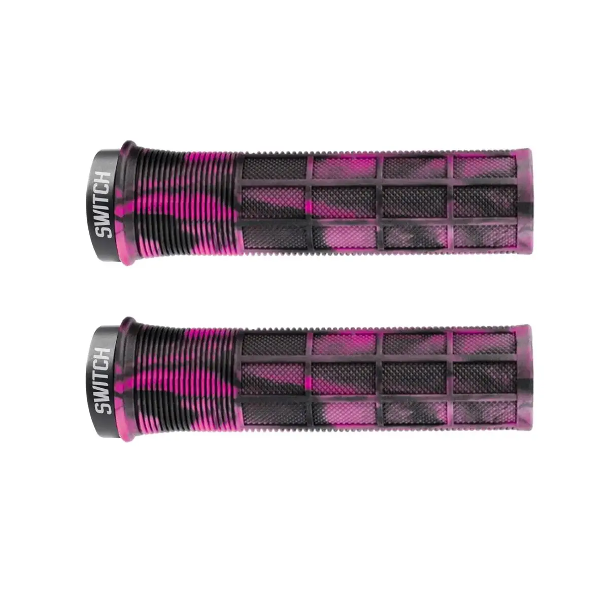 Manopole Super Grip Smoke Con Cuello Rosa/Negro #1