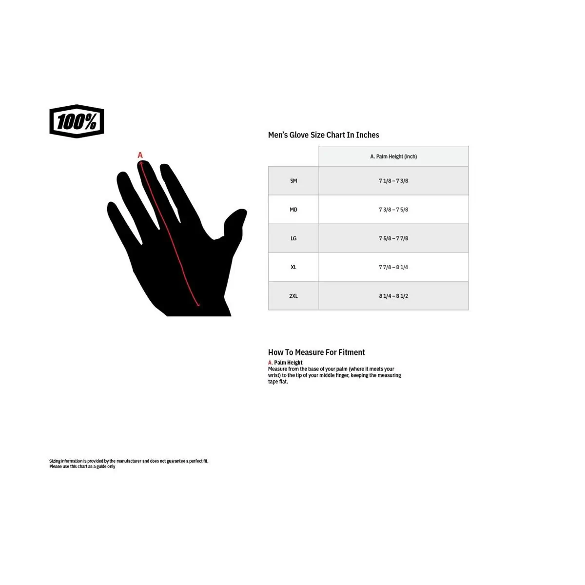 Ridefit Gloves Black/White Size L #2