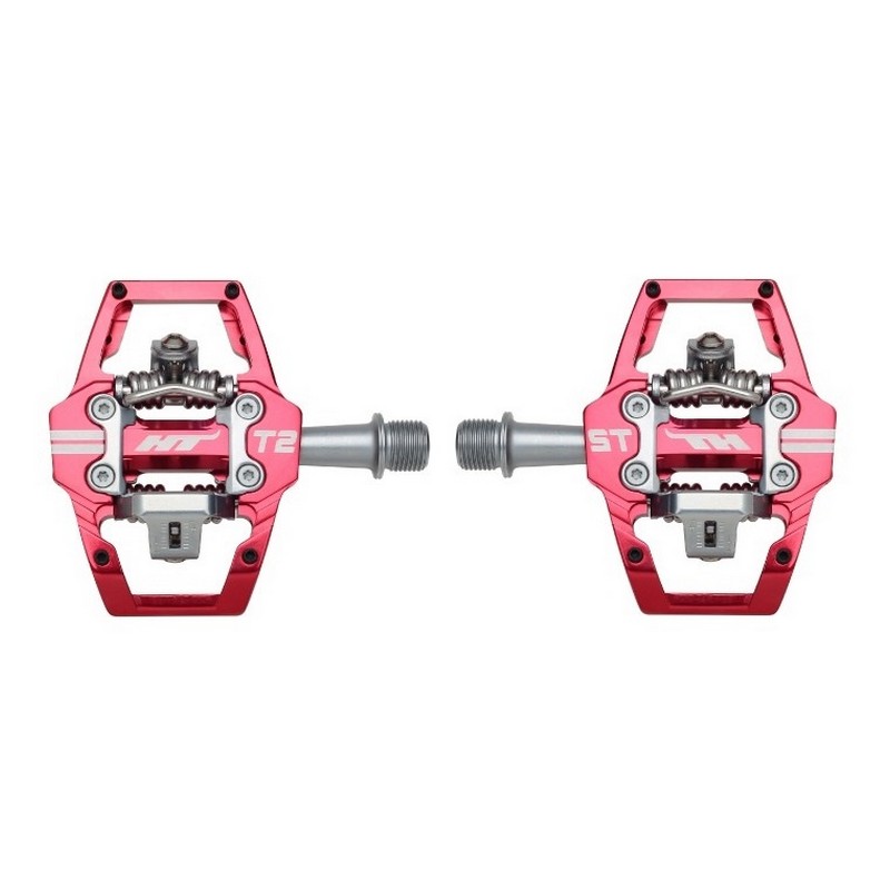 Pair pedals T2 023 Enduro Race Red