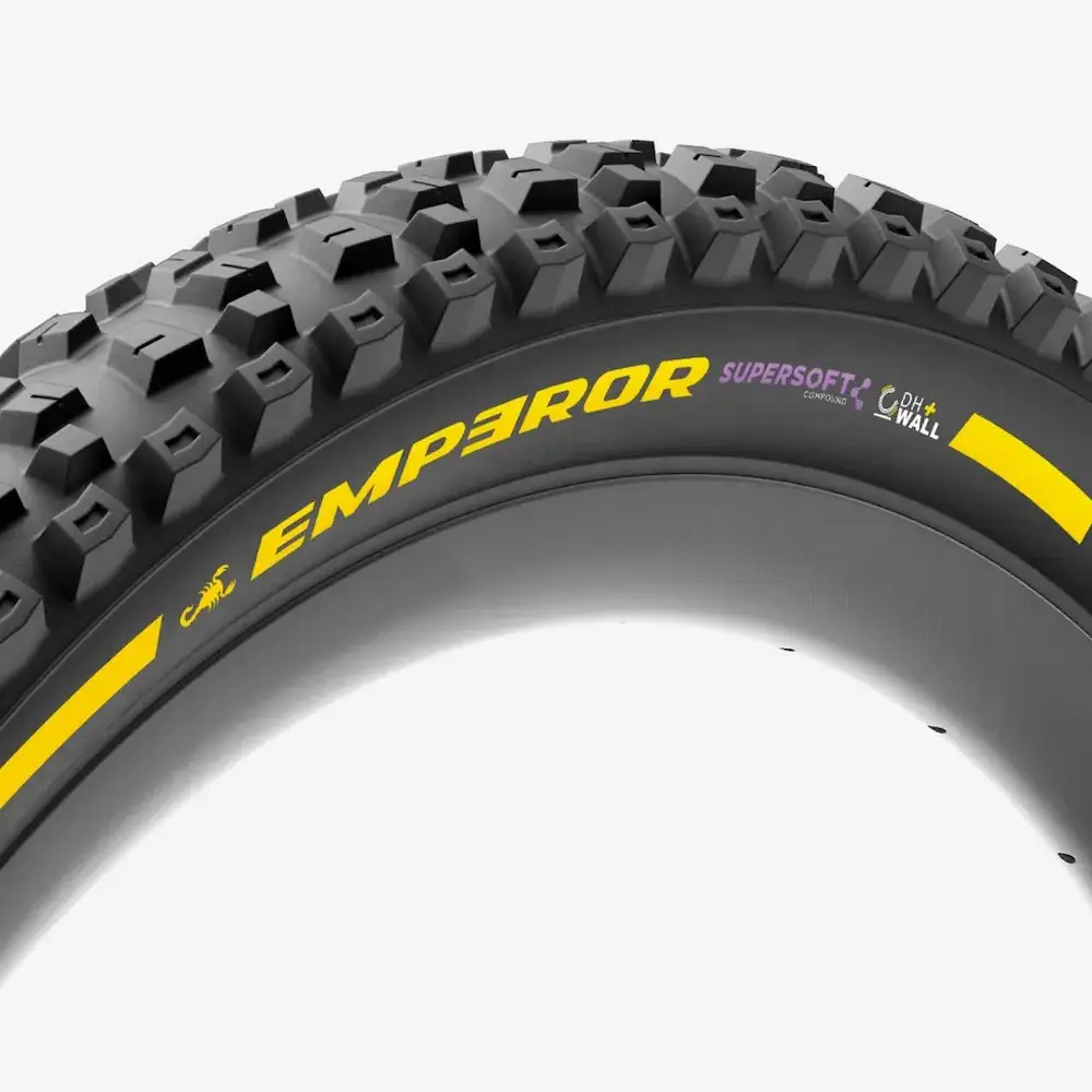 Copertone MTB Scorpion EMPEROR DHWALL+ Supersoft Team Edition 60x2 TPI Yellow Label 27.5x2.50'' - image