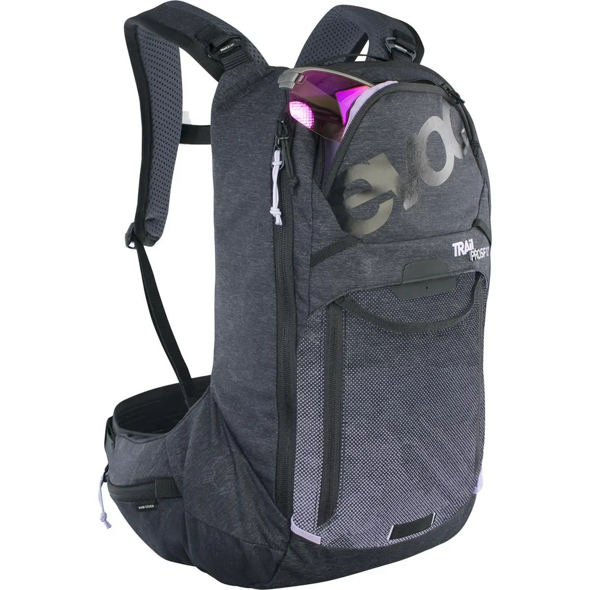 TRAIL PRO SF 12 Rucksack mit Rückenpolster 12L Grau/Violett Größe XS #2