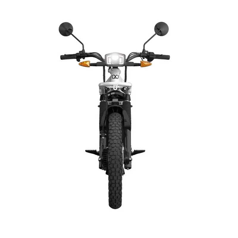 Elektrisches Motorrad 2x2 Adventure Bike zugelassenes Weiß #2
