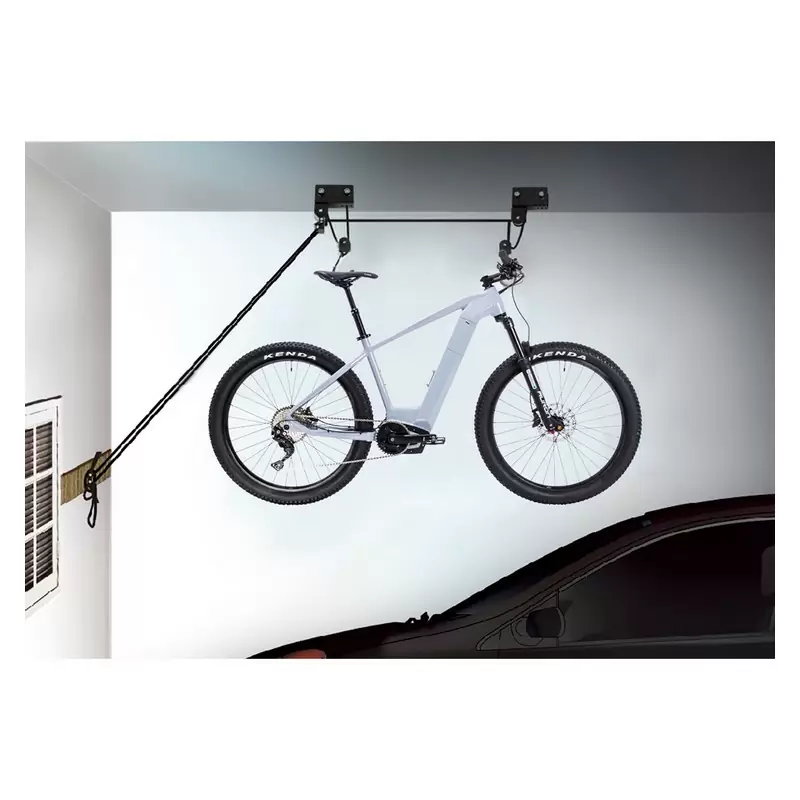 Portabici Universale Da Soffitto Compatibile E-bike Fino 57kg #2