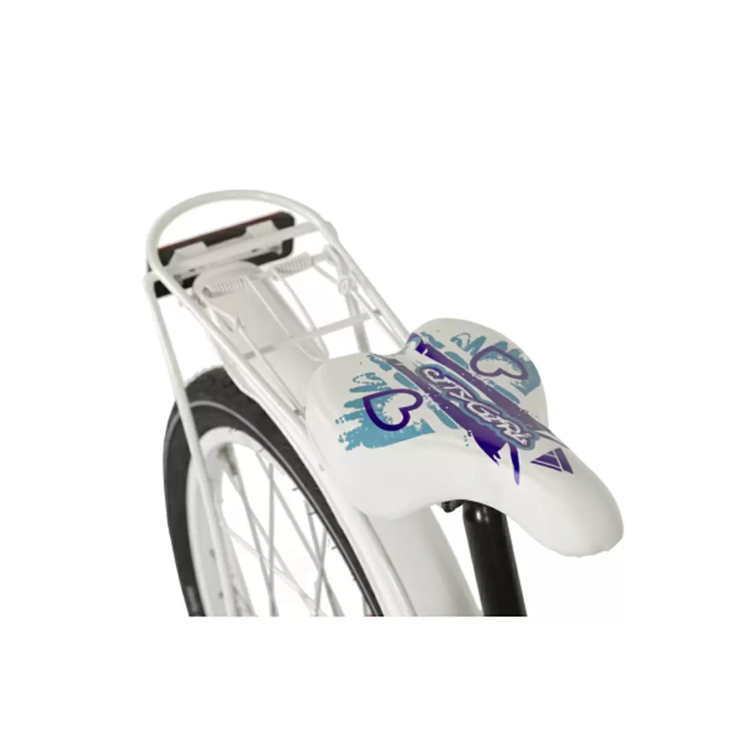 City Girl 20 6S City Bike Girl 20'' 6S Steel White 6-8 Years #3