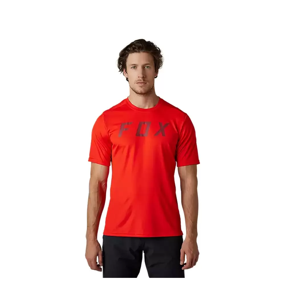 Ranger SS Jersey Moth Red Fluo Short Sleeves MTB Jersey Size M #1