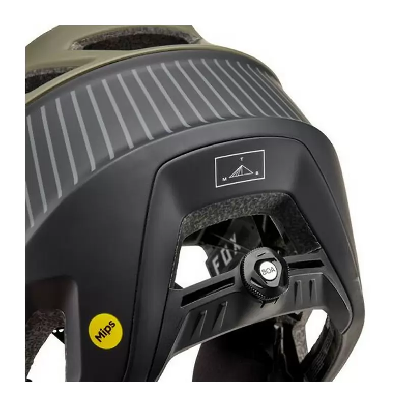 Proframe RS CE Full Face MTB Helmet Green/Beige Size S (51-55cm) #6