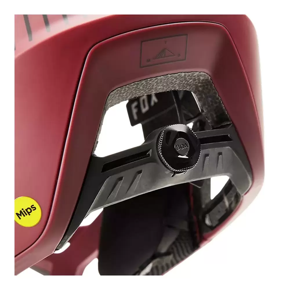 Proframe RS Mash CE MTB Full Face Helmet Beige/Bordeaux Size S (51-55cm) #7
