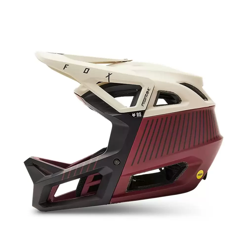 Proframe RS Mash CE MTB Full Face Helmet Beige/Bordeaux Size S (51-55cm) #2