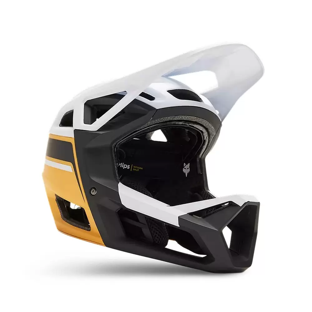 Casco Integrale MTB Proframe RS Racik CE Bianco/Giallo Taglia M (55-59cm) - image