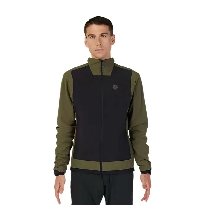 Defend Fire Alpha Jacket MTB Jacket Green Size M #1