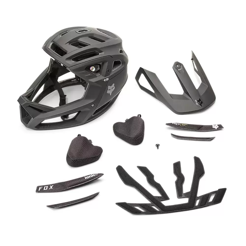 Proframe RS CE MTB Full Face Helmet Matt Black Size S (51-55cm) #10