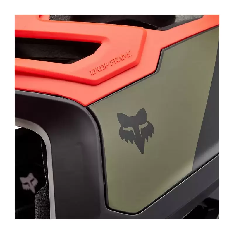 Enduro Dropframe Pro NYF CE Helm Orange/Schwarz Größe M (55-59 cm) #8