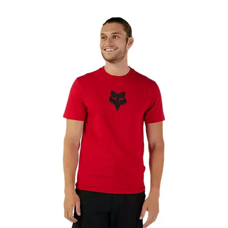 Fox Head Premium T-shirt Red Size S #1