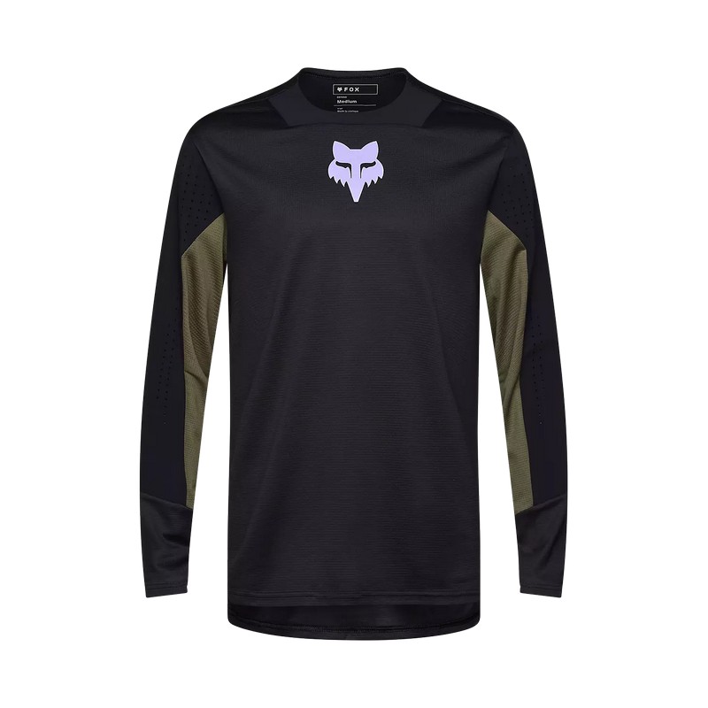 Maglia MTB Maniche Lunghe Defend LS Jersey Park Nero Taglia S
