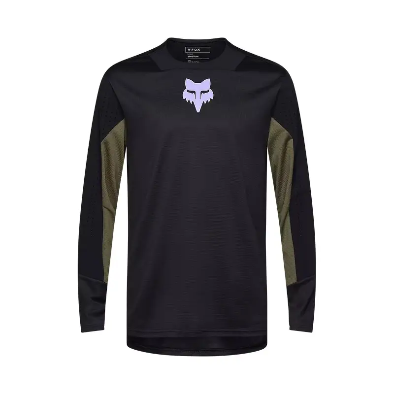 Maglia MTB Maniche Lunghe Defend LS Jersey Park Nero Taglia S - image