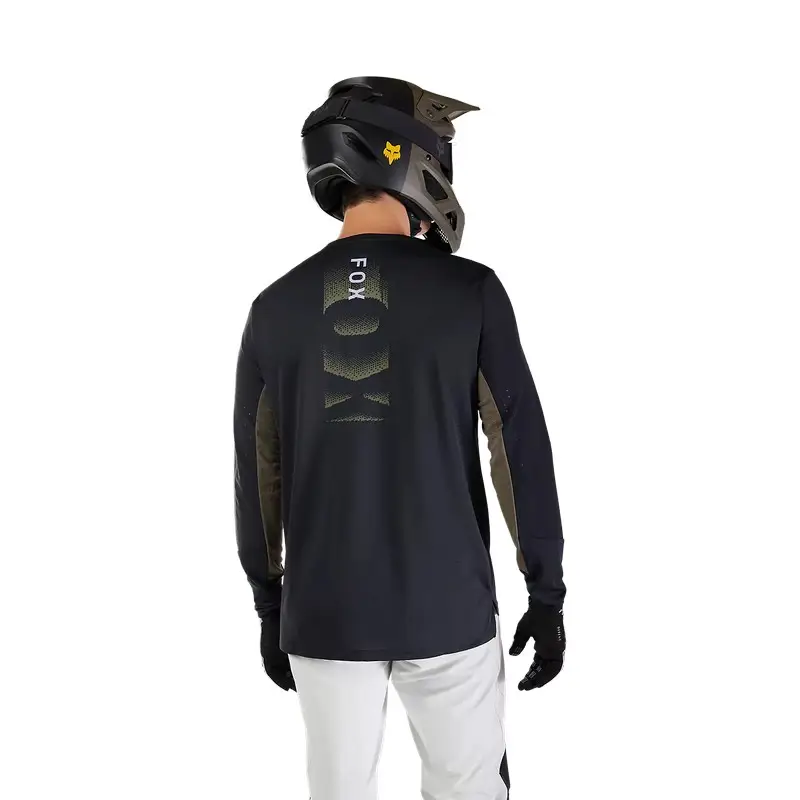 Maglia MTB Maniche Lunghe Defend LS Jersey Park Nero Taglia S #3